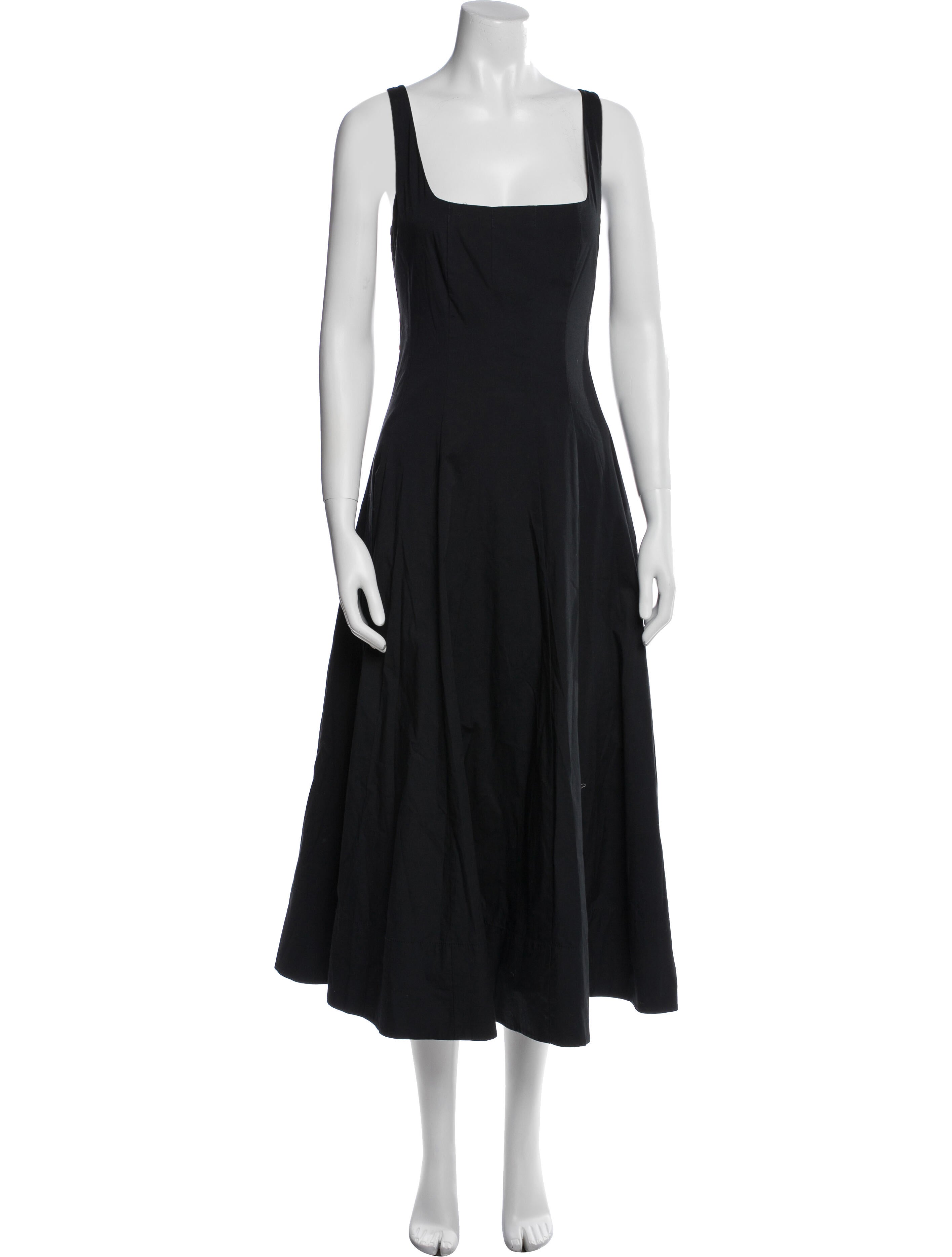 Staud Square Neckline Long Dress