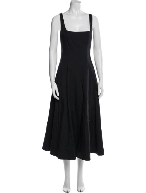 Staud Square Neckline Long Dress