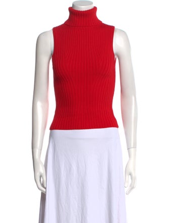 Staud Turtleneck Sleeveless Top