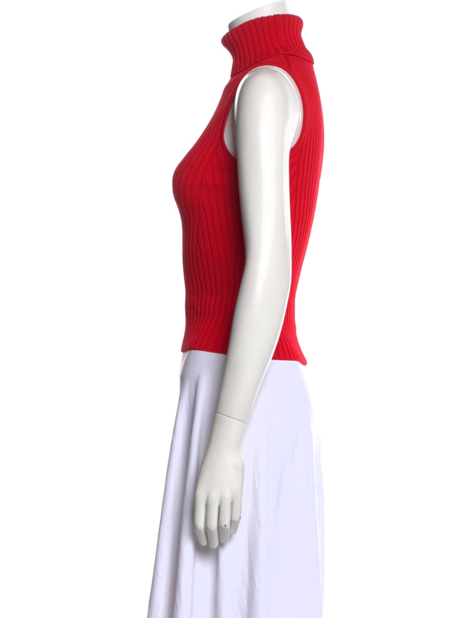 Staud Turtleneck Sleeveless Top