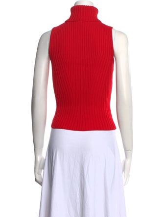 Staud Turtleneck Sleeveless Top