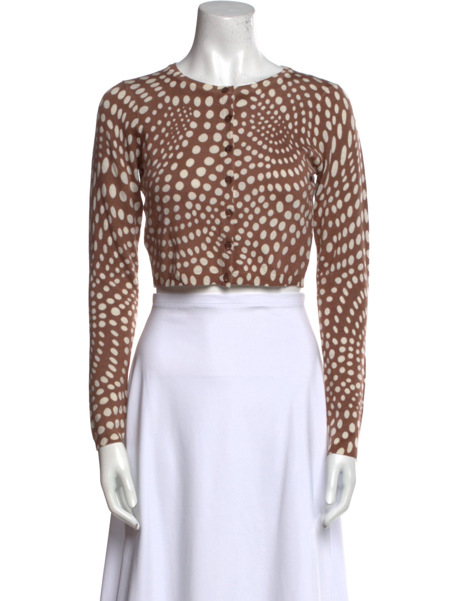 Staud Wool Printed Sweater w/ Tags