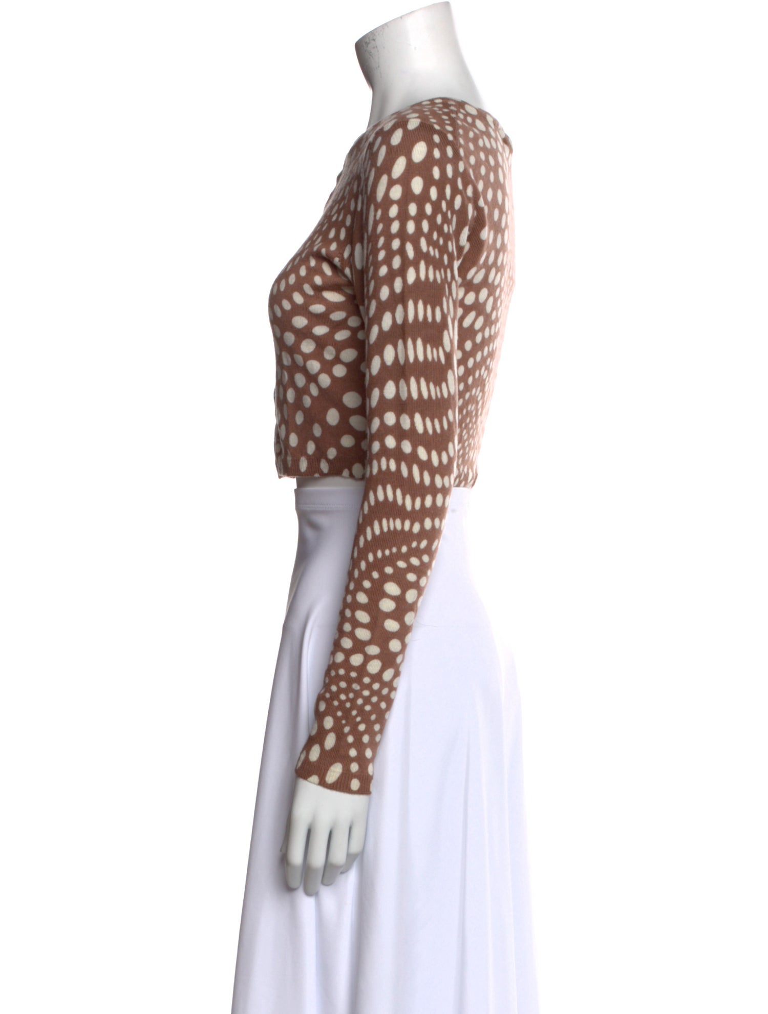 Staud Wool Printed Sweater w/ Tags