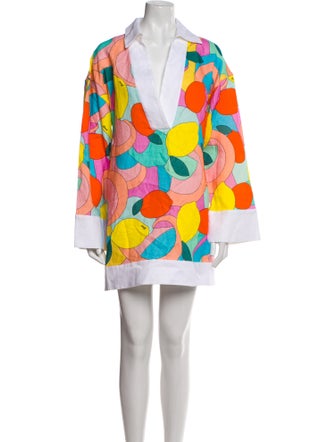 Staud Linen Mini Dress