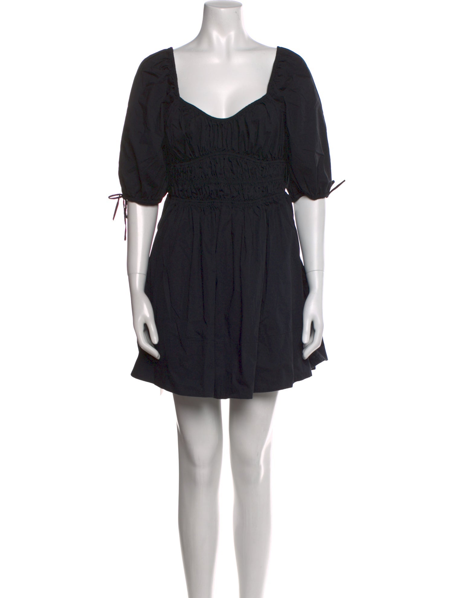 Staud Square Neckline Mini Dress