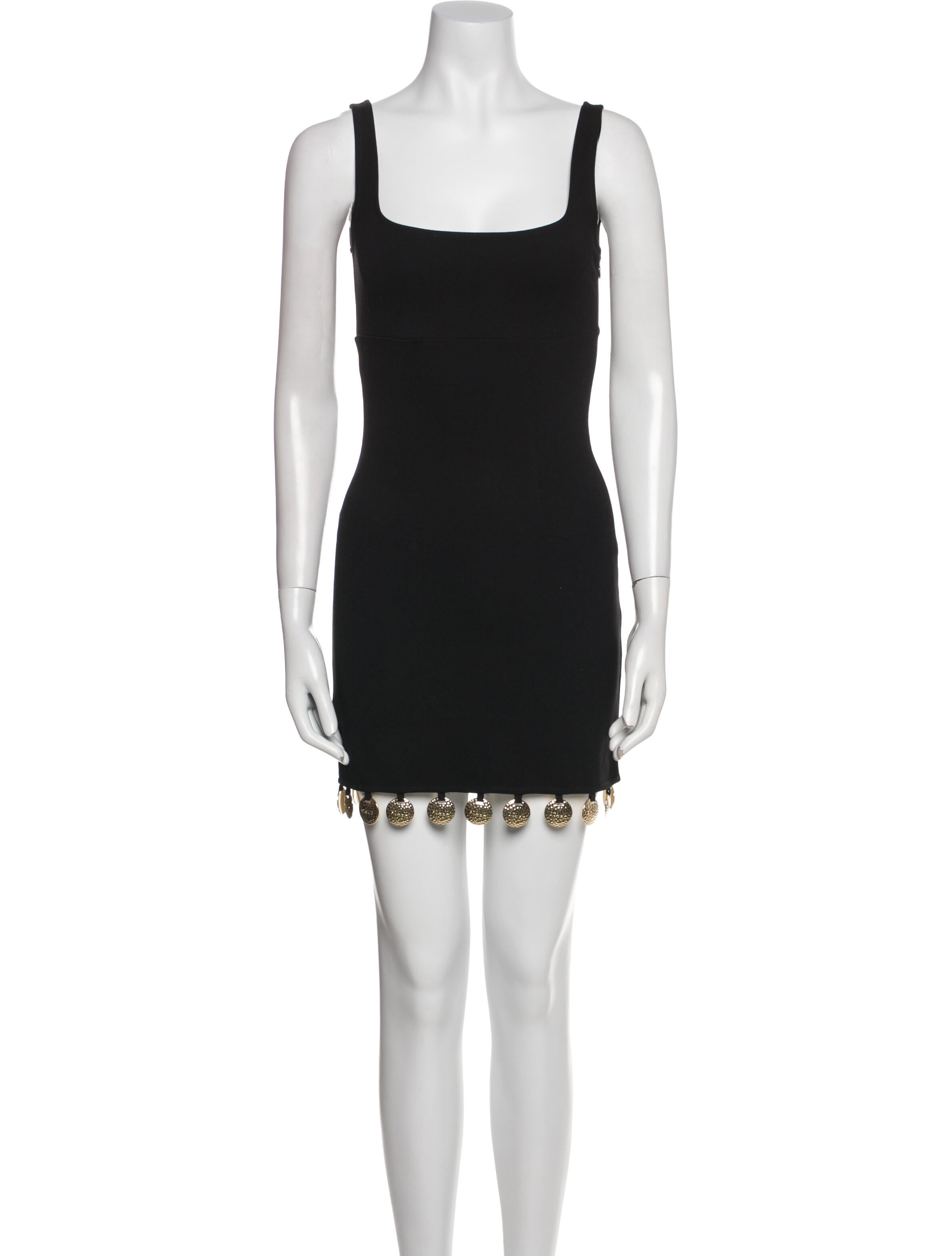 Staud Square Neckline Mini Dress