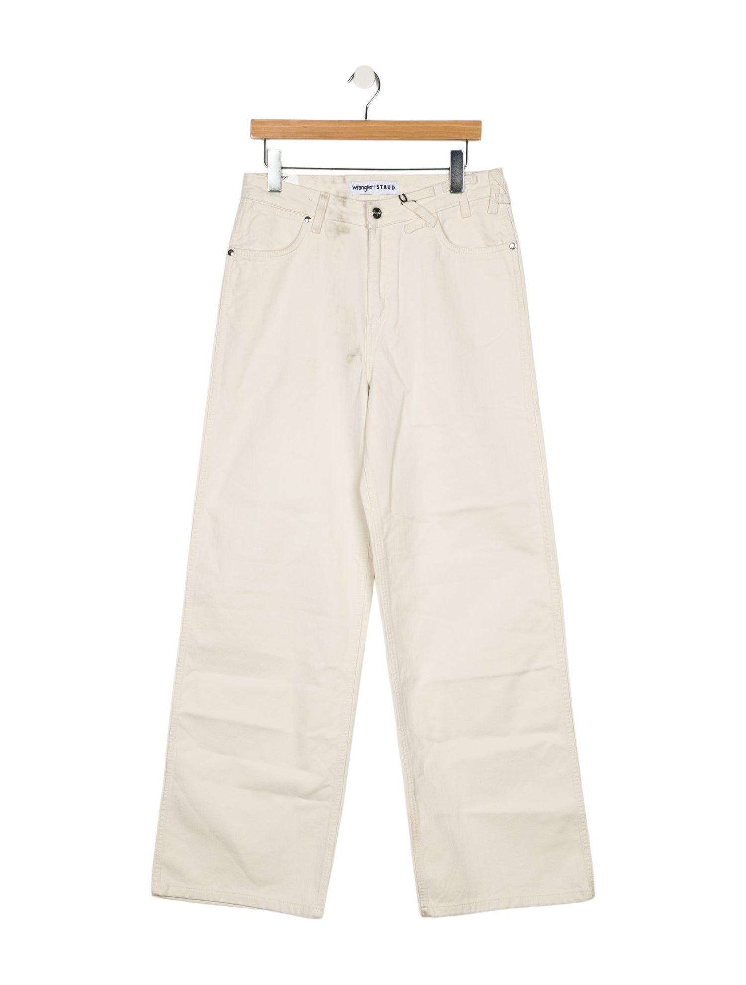 Staud High-Rise Wide Leg Jeans