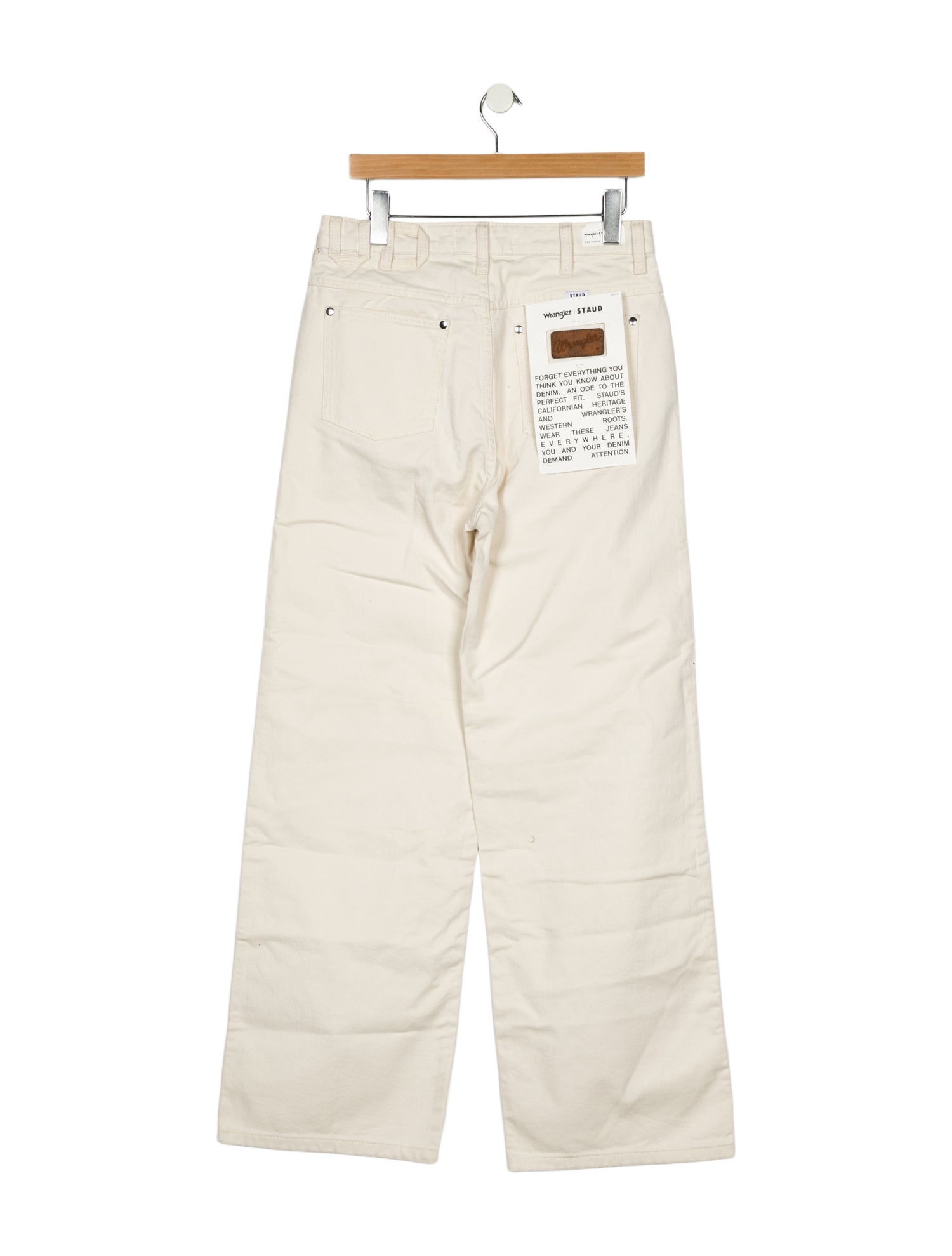 Staud High-Rise Wide Leg Jeans