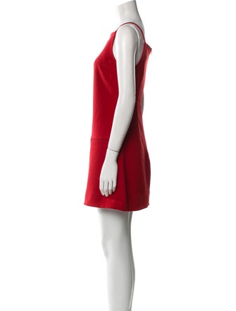 Staud Square Neckline Mini Dress