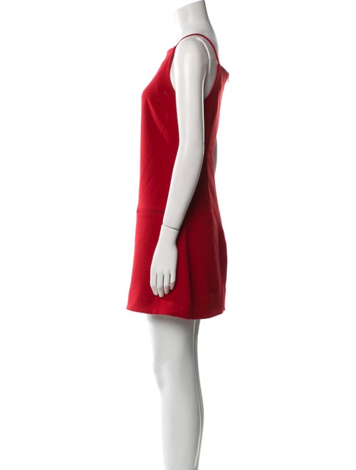 Staud Square Neckline Mini Dress