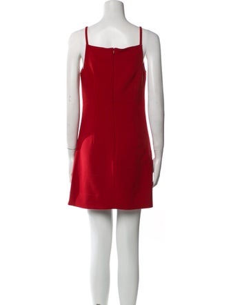 Staud Square Neckline Mini Dress