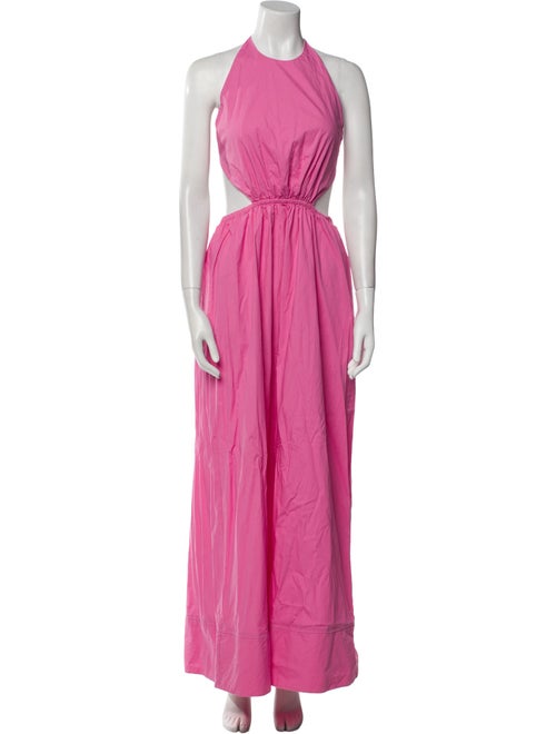 Staud Halterneck Long Dress