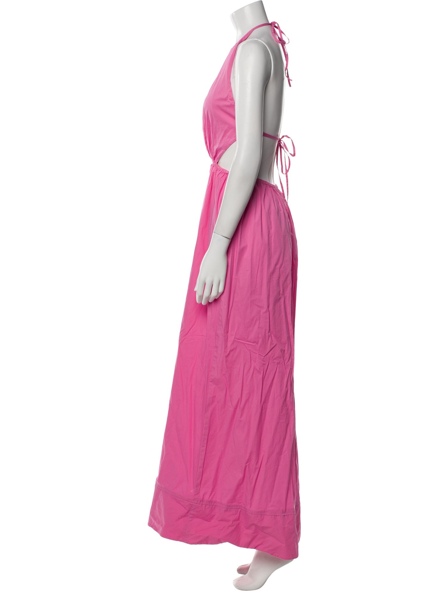 Staud Halterneck Long Dress