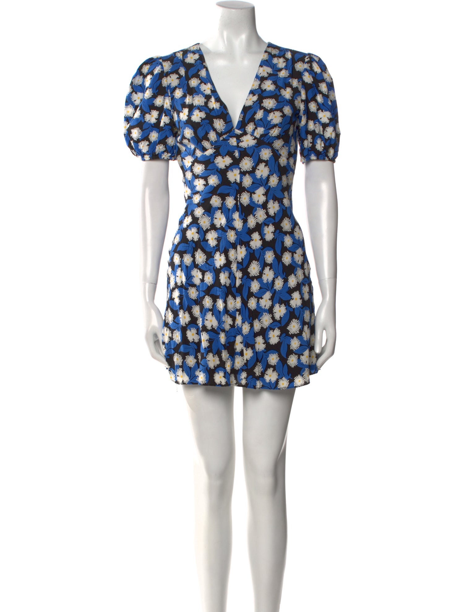 Staud Floral Print Mini Dress