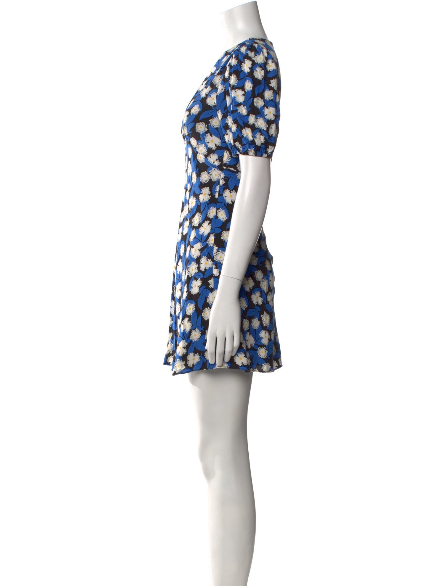 Staud Floral Print Mini Dress