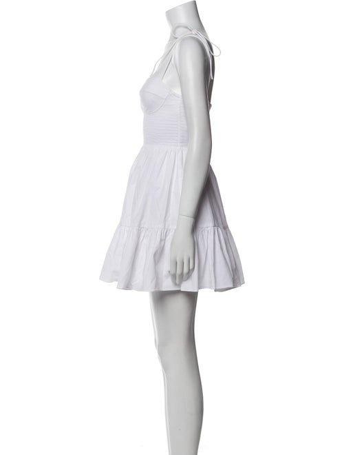 Staud Square Neckline Mini Dress