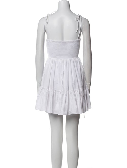 Staud Square Neckline Mini Dress