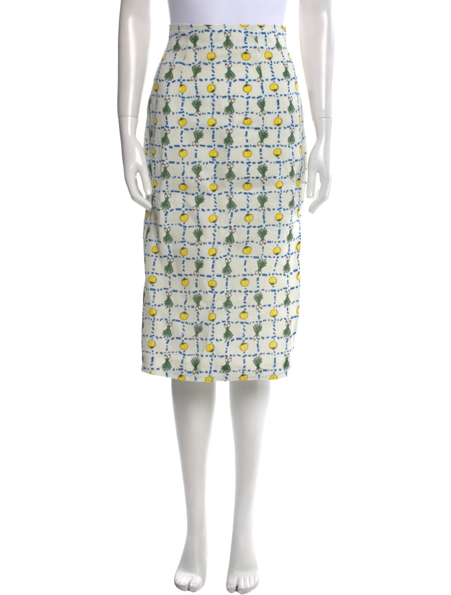 Staud Linen Knee-Length Skirt