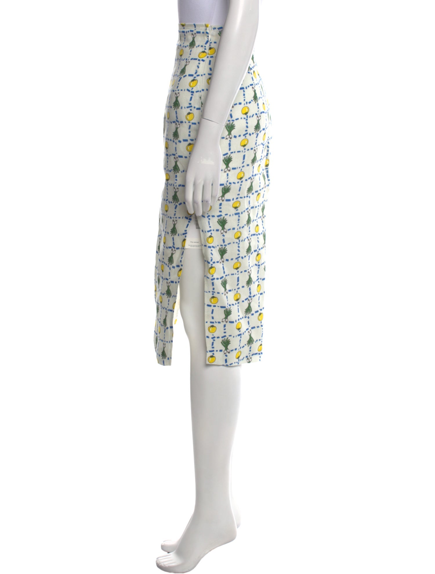 Staud Linen Knee-Length Skirt