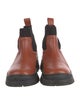 Staud Leather Colorblock Pattern Chelsea Boots