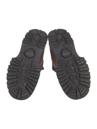 Staud Leather Colorblock Pattern Chelsea Boots