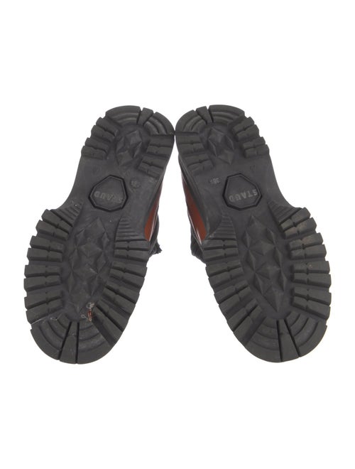 Staud Leather Colorblock Pattern Chelsea Boots