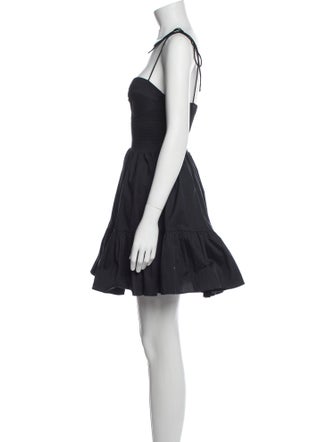 Staud Square Neckline Mini Dress