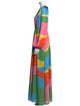 Staud Printed Long Dress