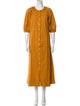 Staud Crew Neck Long Dress