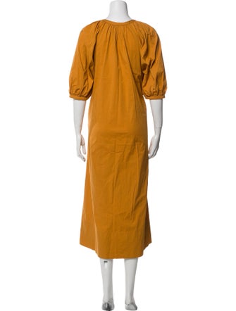 Staud Crew Neck Long Dress