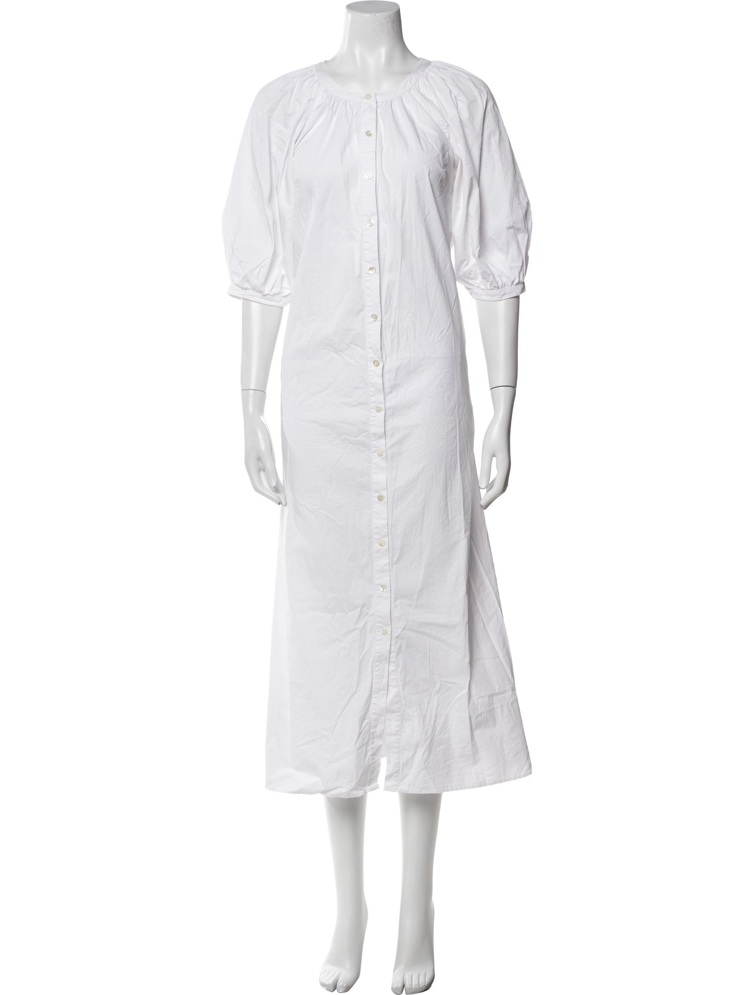 Staud Crew Neck Midi Length Dress