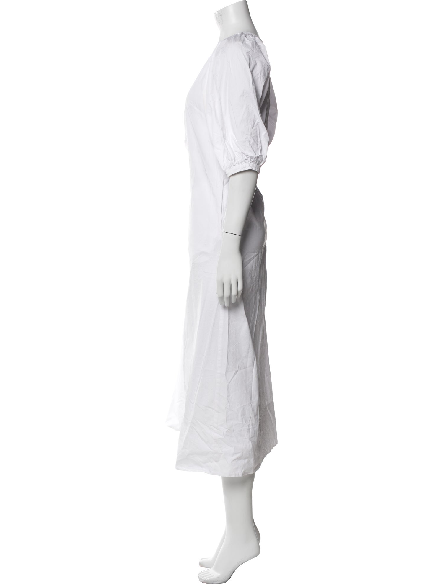 Staud Crew Neck Midi Length Dress