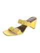 Staud Leather Printed Slides