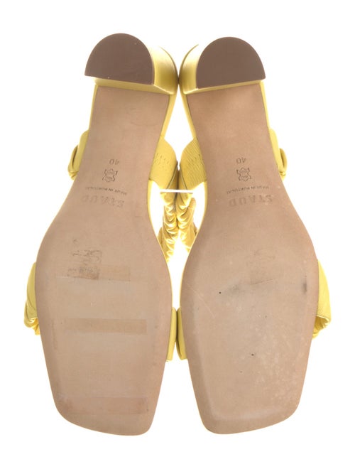 Staud Leather Printed Slides