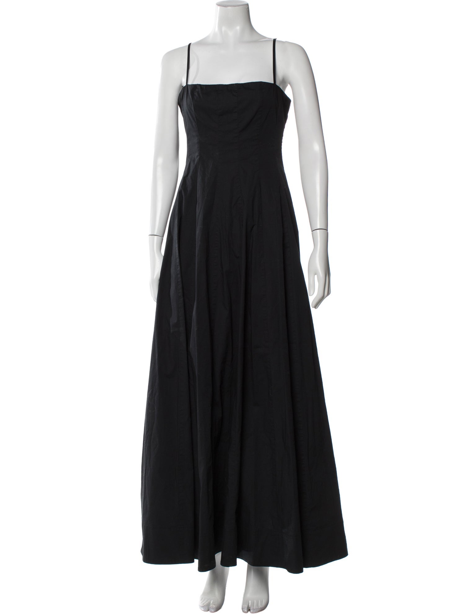 Staud Square Neckline Long Dress