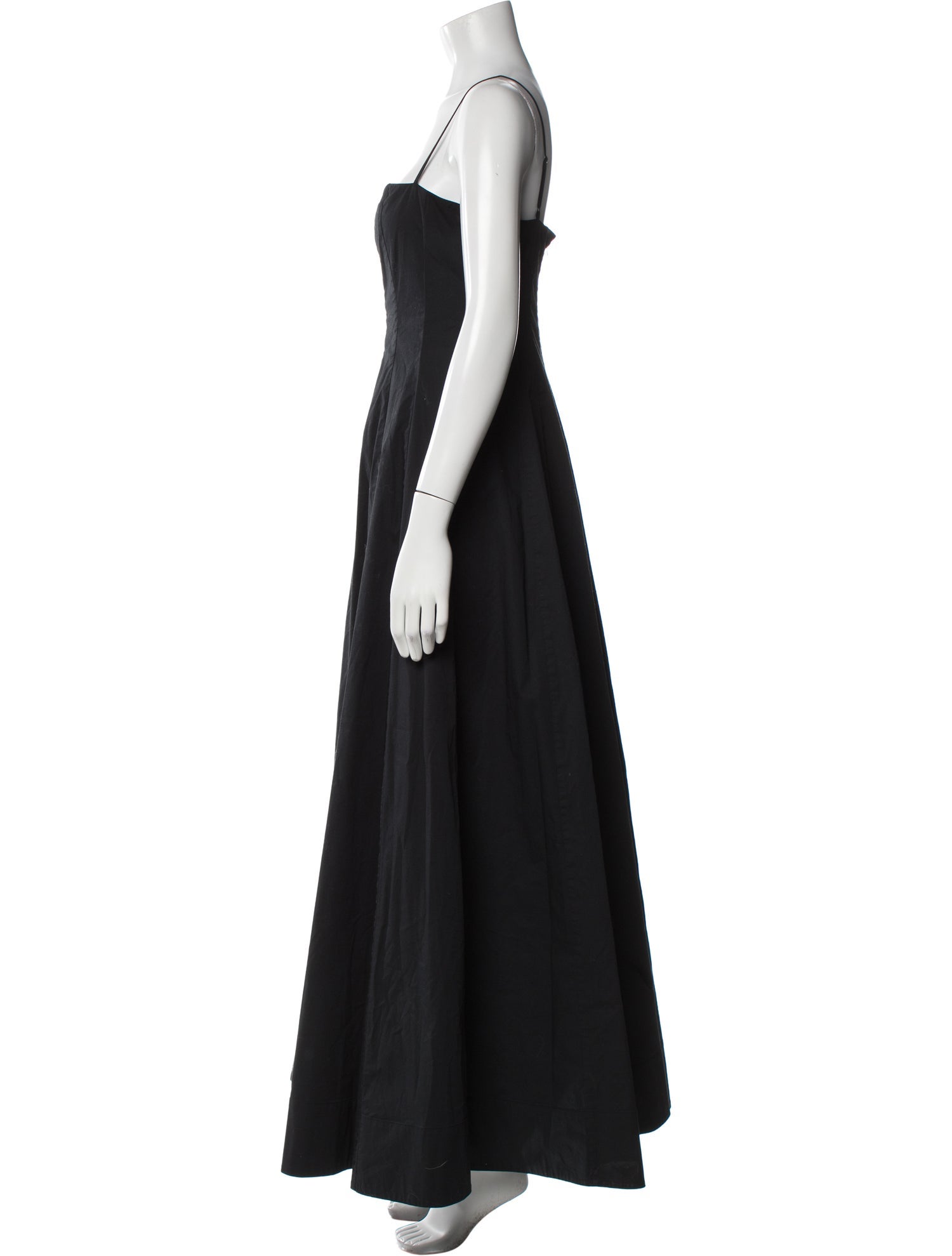 Staud Square Neckline Long Dress