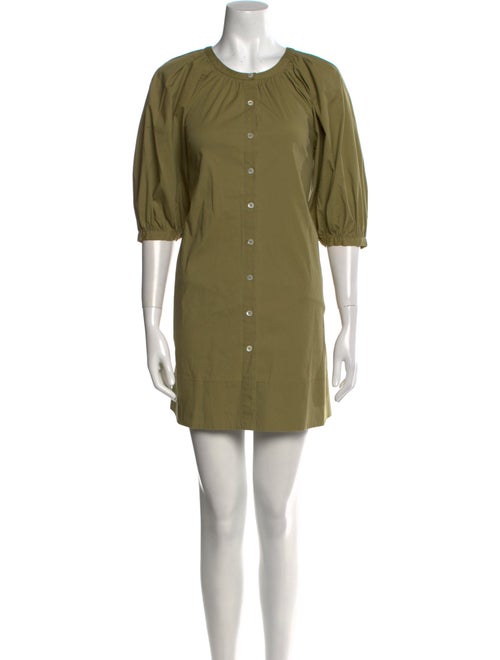 Staud Crew Neck Mini Dress