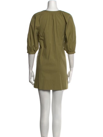 Staud Crew Neck Mini Dress