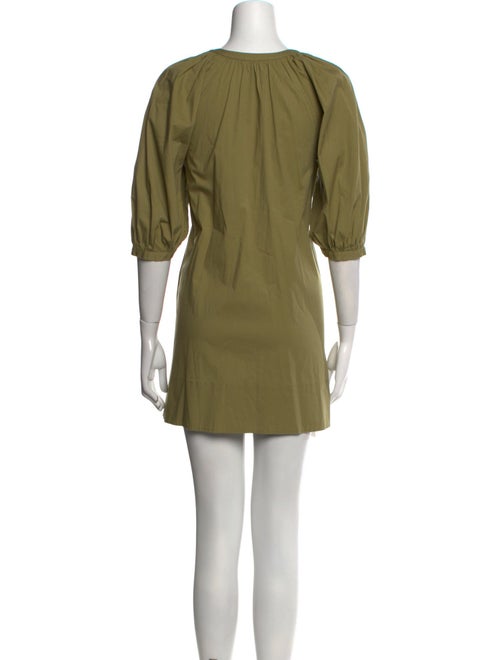 Staud Crew Neck Mini Dress