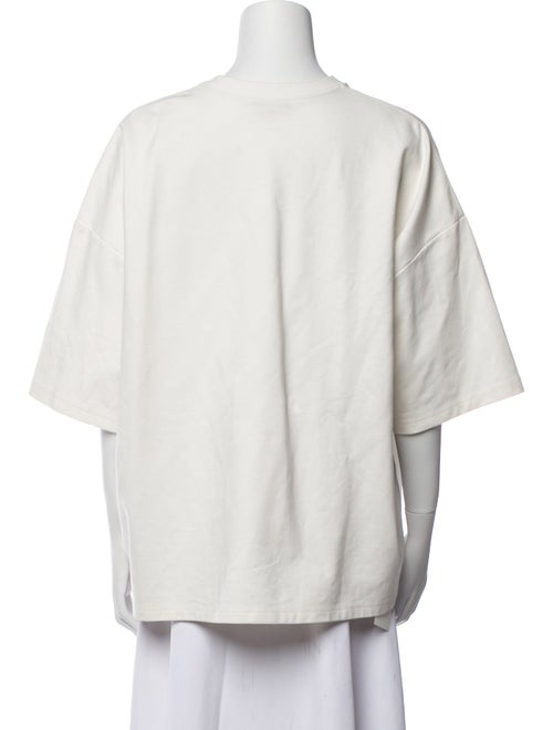 Staud Crew Neck Three-Quarter Sleeve Sweatshirt