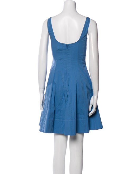 Staud Square Neckline Mini Dress