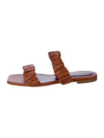 Staud Leather Slides