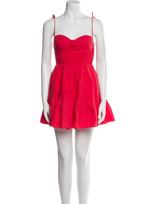 Staud Strapless Mini Dress