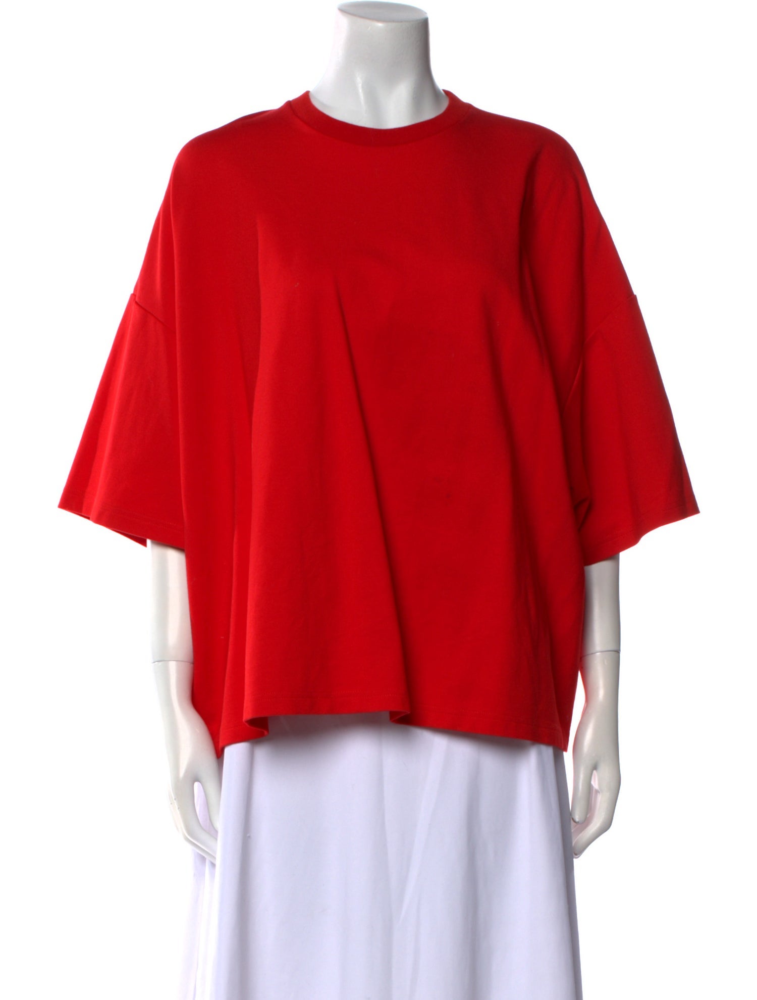 Staud Crew Neck Short Sleeve Blouse