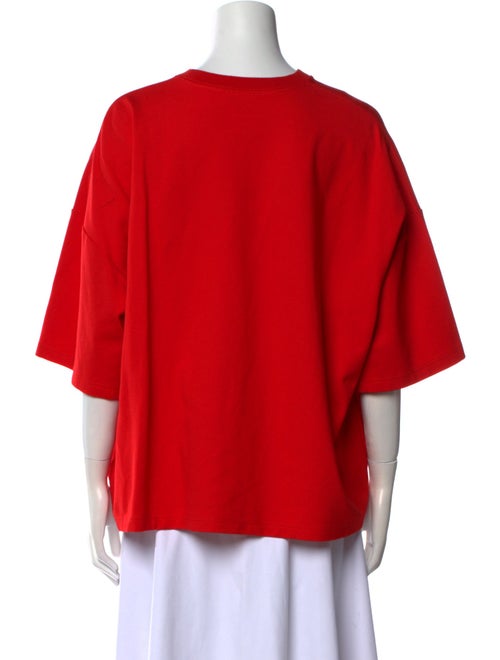 Staud Crew Neck Short Sleeve Blouse