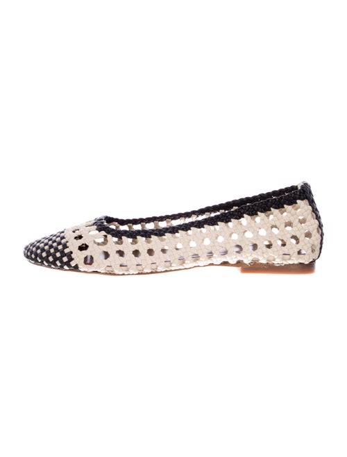 Staud Leather Patterned Ballet Flats