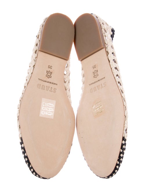 Staud Leather Patterned Ballet Flats