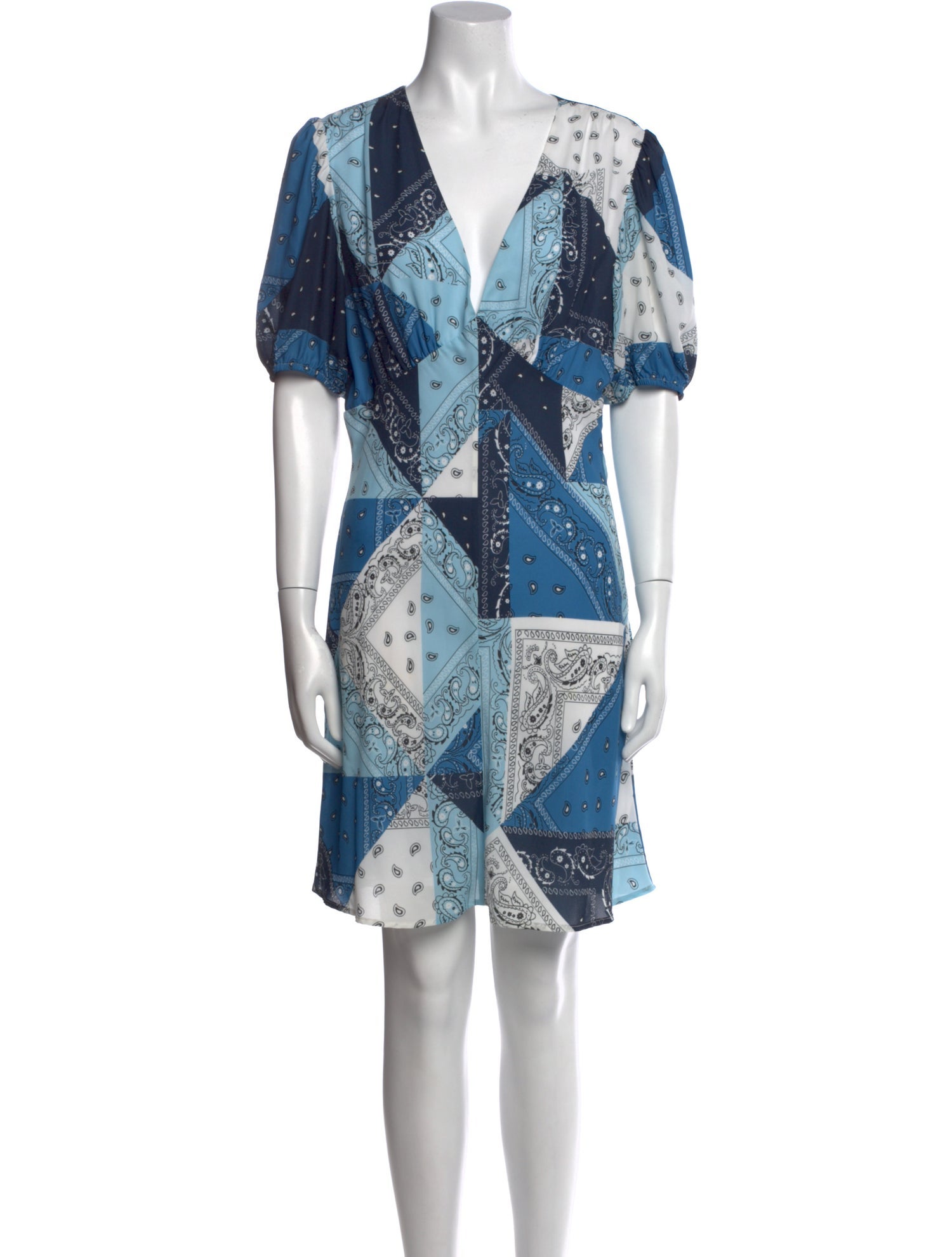 Staud Printed Mini Dress