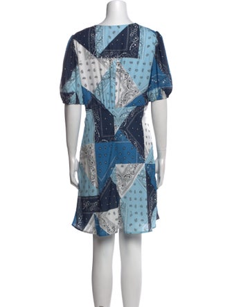 Staud Printed Mini Dress