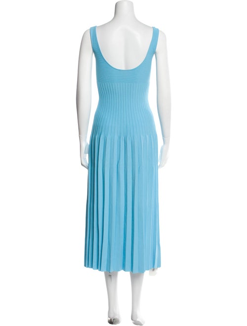 Staud Square Neckline Midi Length Dress